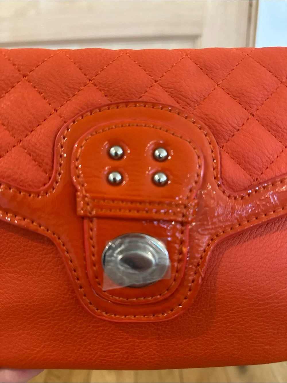 NWOT Grace Adele Orange crossbody/clutch